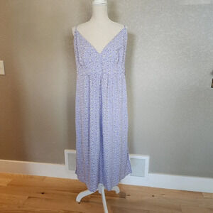 Forever 21 + size 3X floral dress open back New
